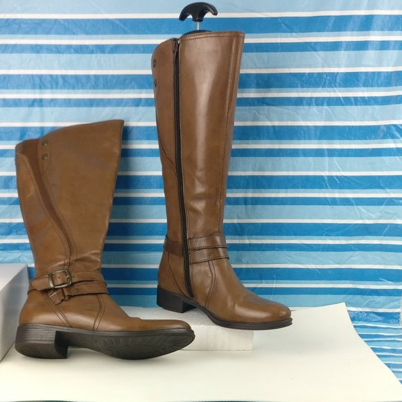 GENUINE LEATHER COUNTRY ENGLISHWOMAN TALL FULL ZIP RIDING BOOT  8.5US/6.5UK - Picture 4 of 4